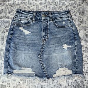 American Eagle Denim Mini Skirt